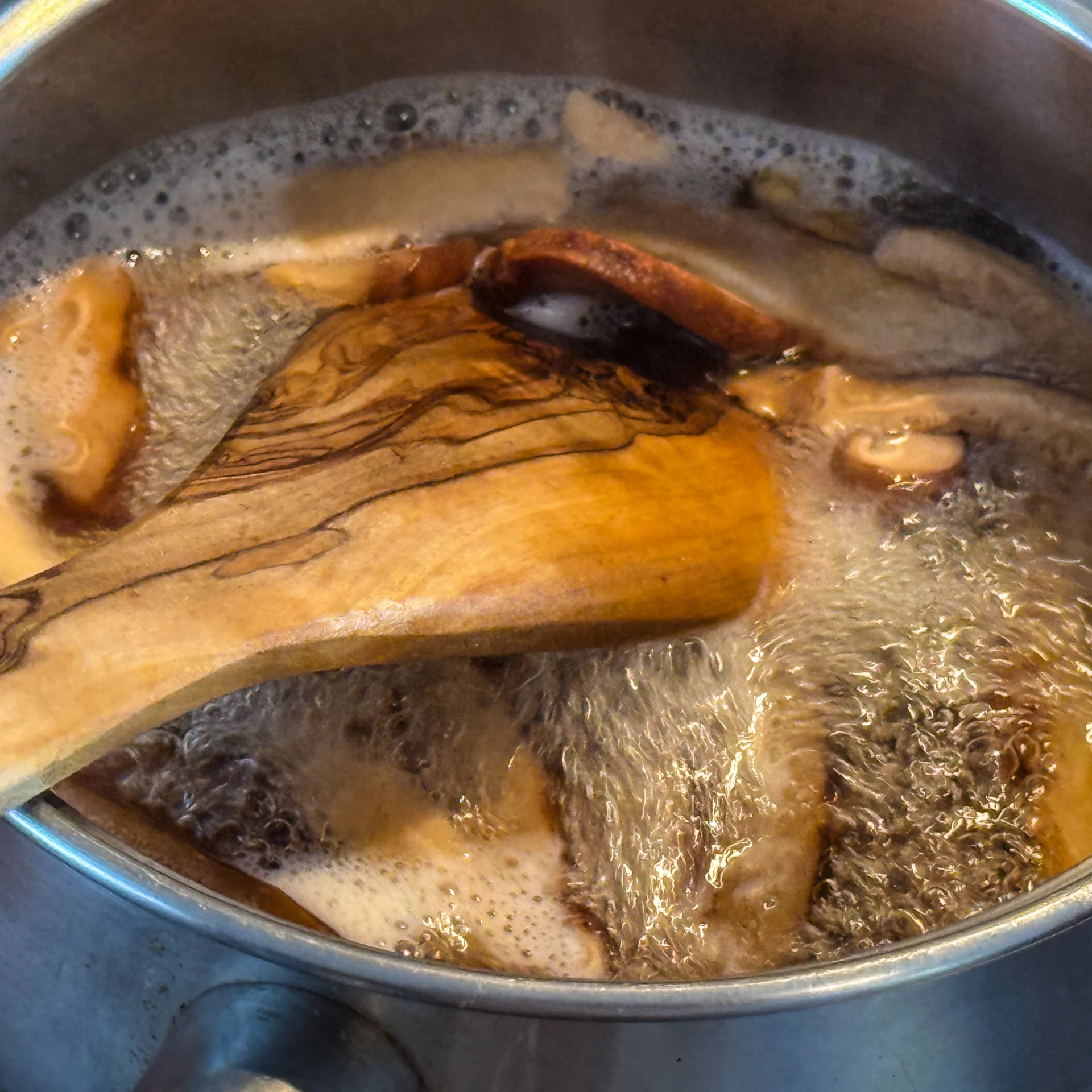 Cuisson des champignons