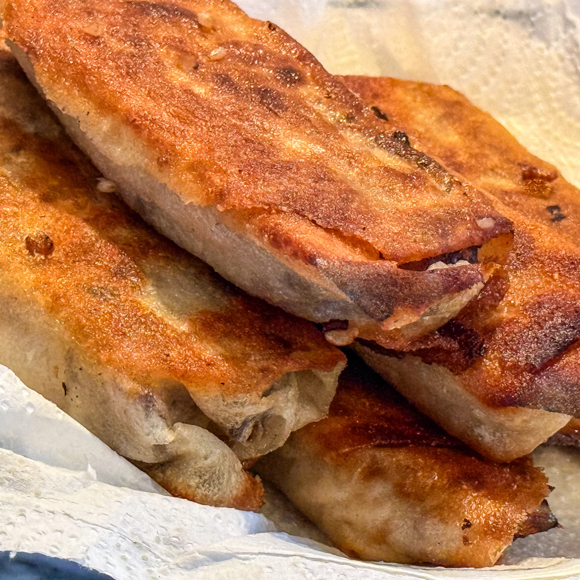 Cuisson des rouleaux