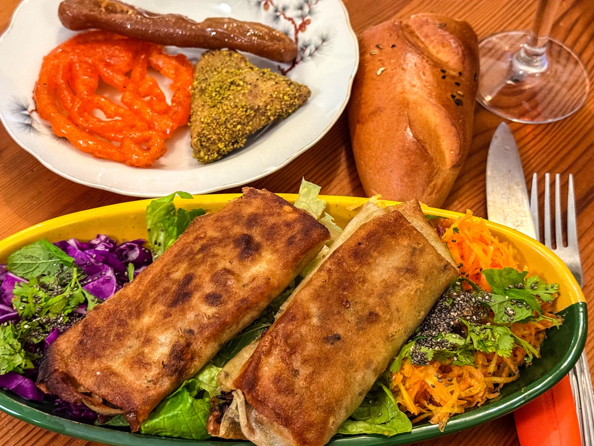 Le plat complet dressé